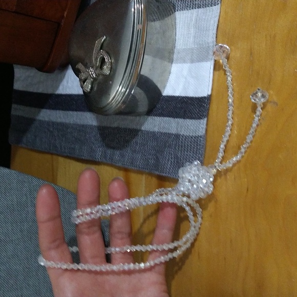 Tassel Pendant Crystal Bead Long Necklace - Picture 13 of 16